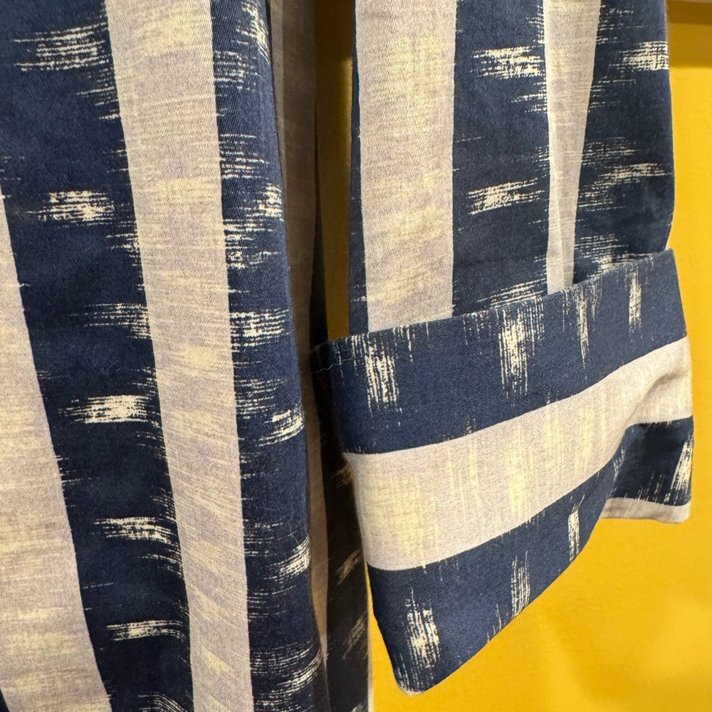 Tuckernuck Navy and White Striped Midi Dress - Picture 5 of 6